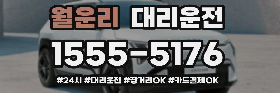 월운리 대리운전