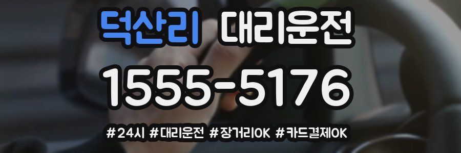 덕산리 대리운전