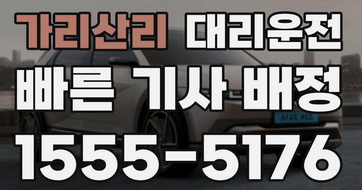 일일대리기사
