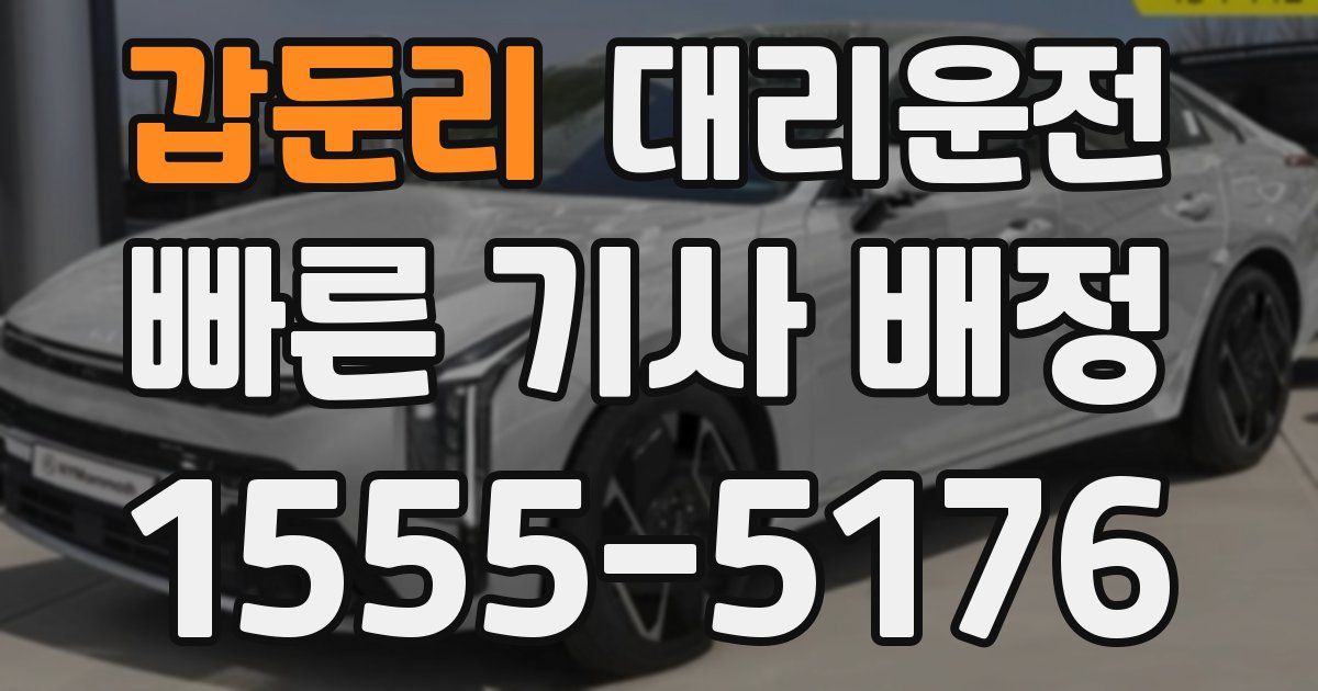 일일대리기사