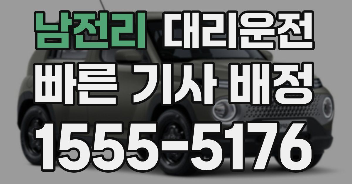 일일대리기사