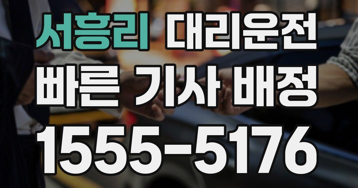 일일대리기사