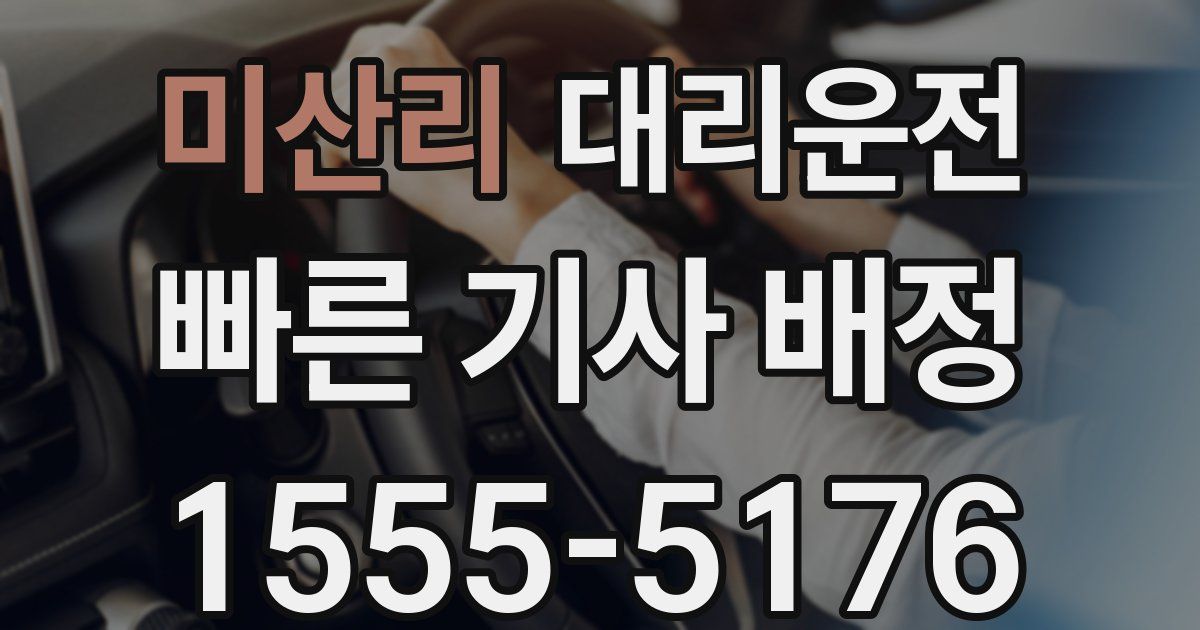 일일대리기사