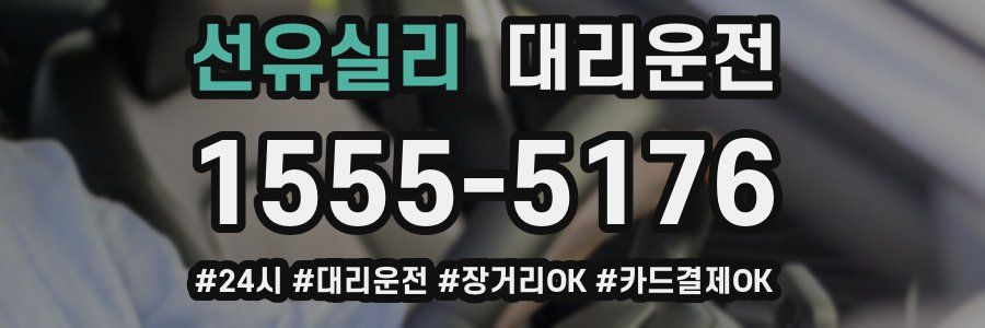 선유실리 대리운전