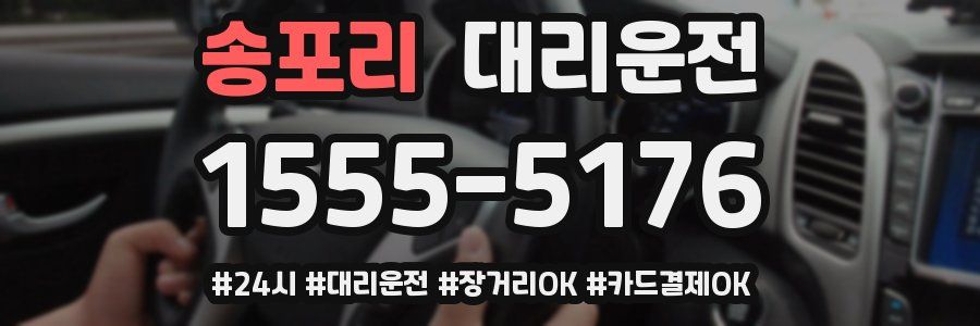 송포리 대리운전