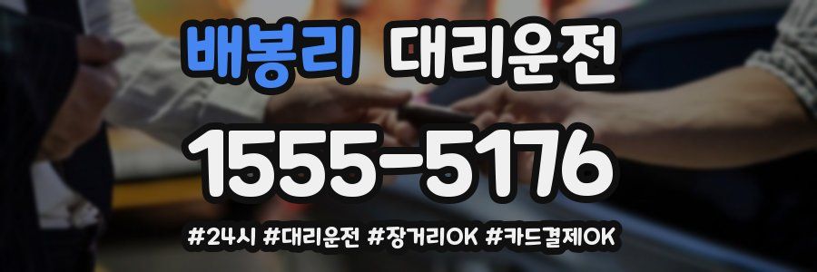 배봉리 대리운전