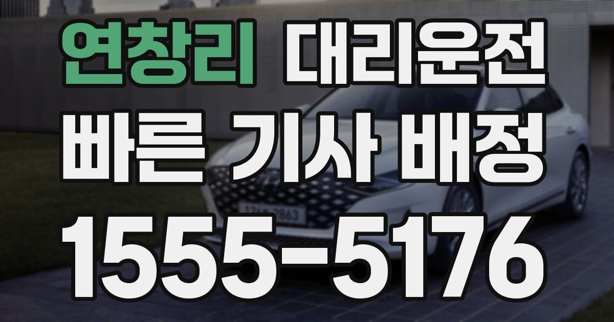 일일대리기사