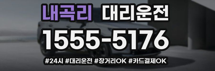 내곡리 대리운전