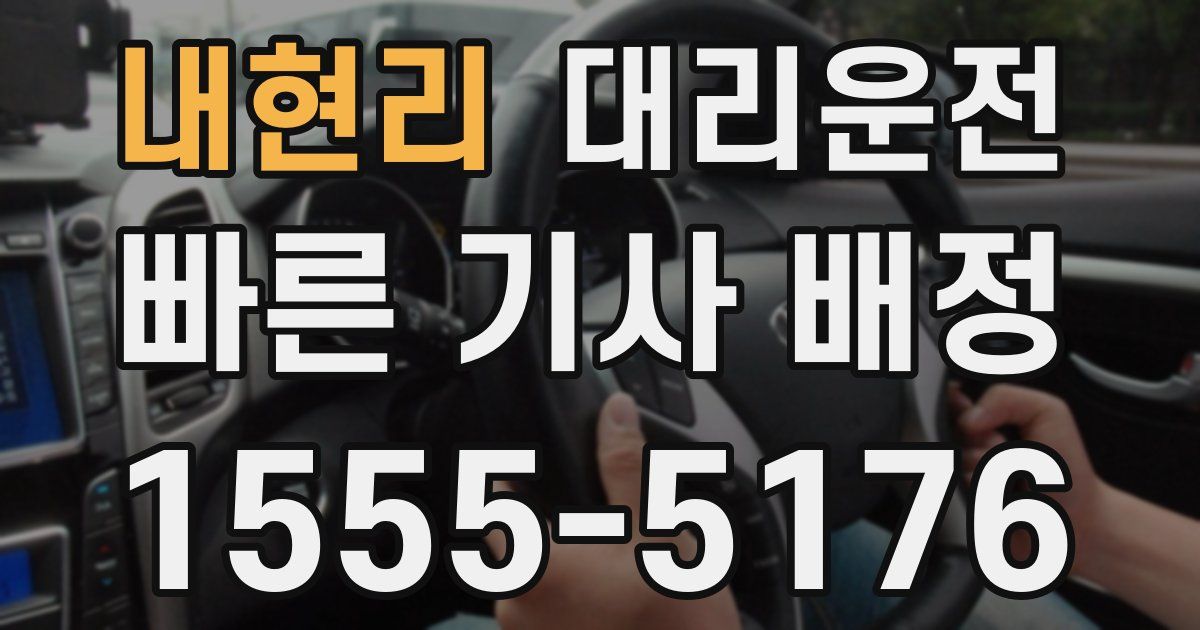 일일대리기사