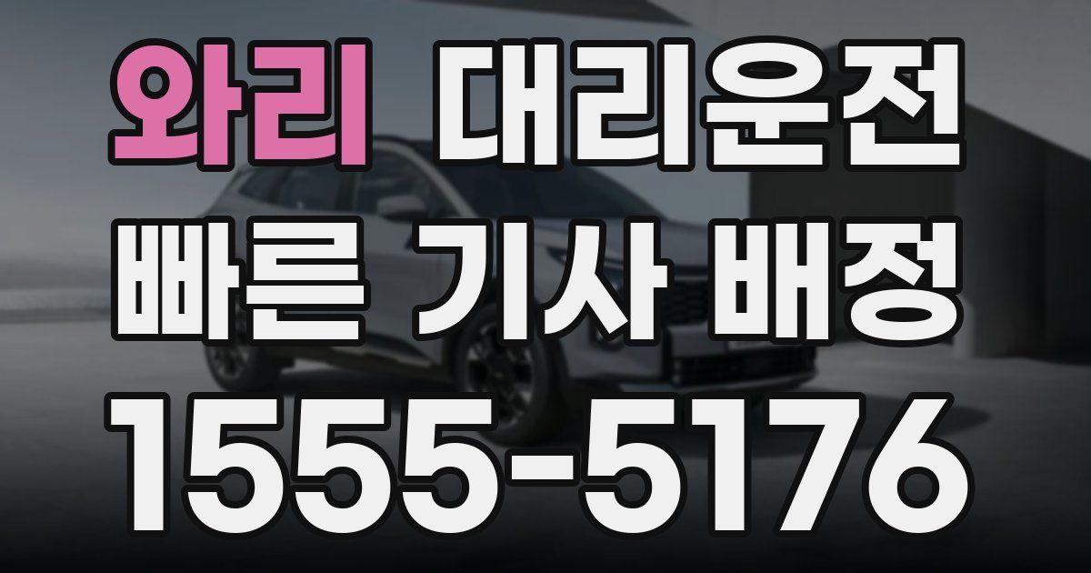 일일대리기사
