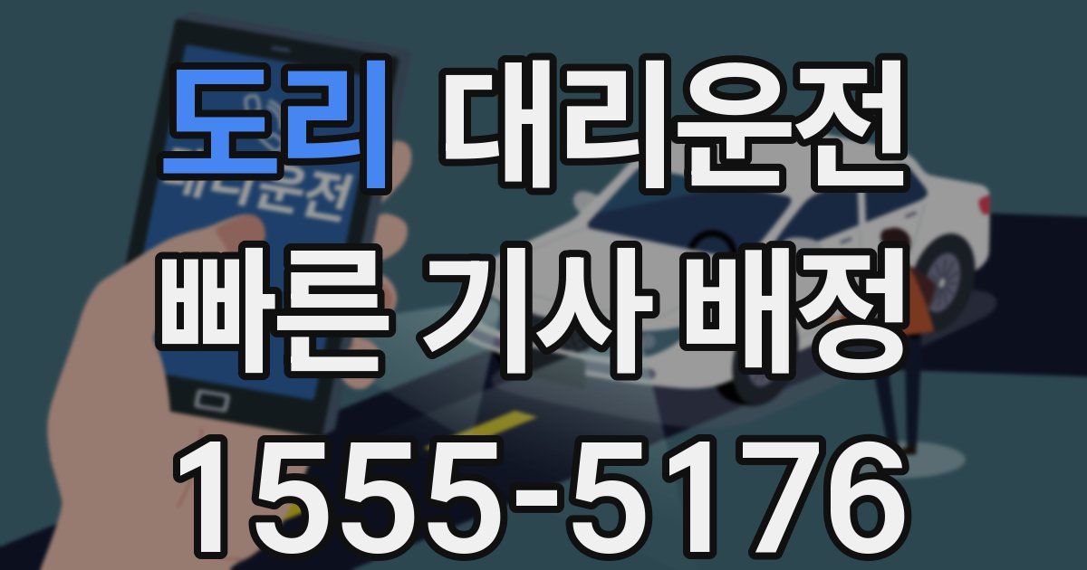 일일대리기사