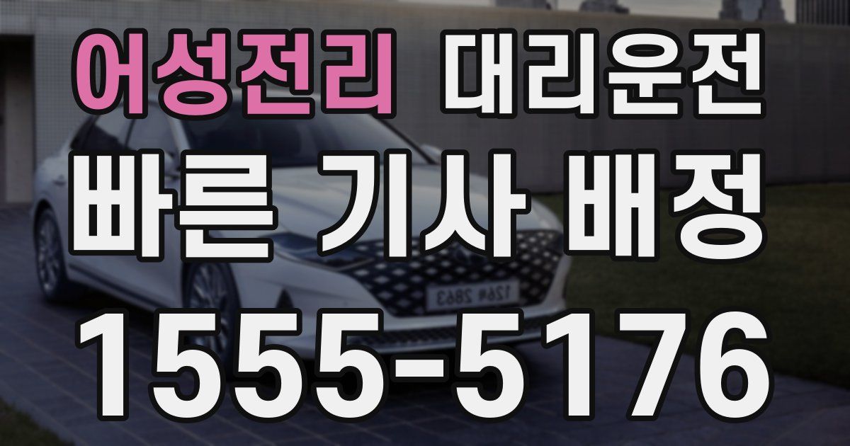 일일대리기사