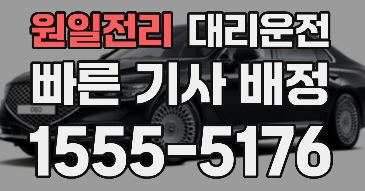 일일대리기사