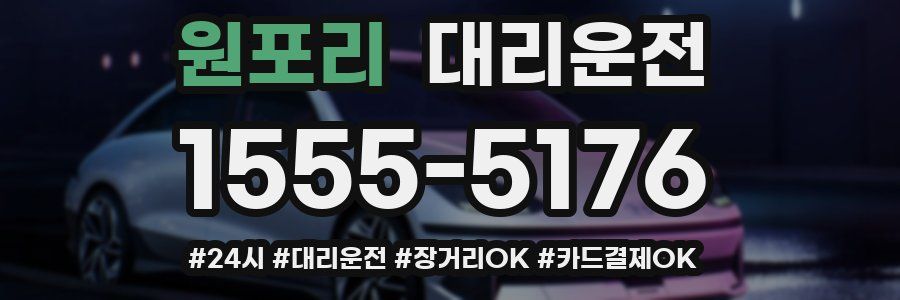 원포리 대리운전