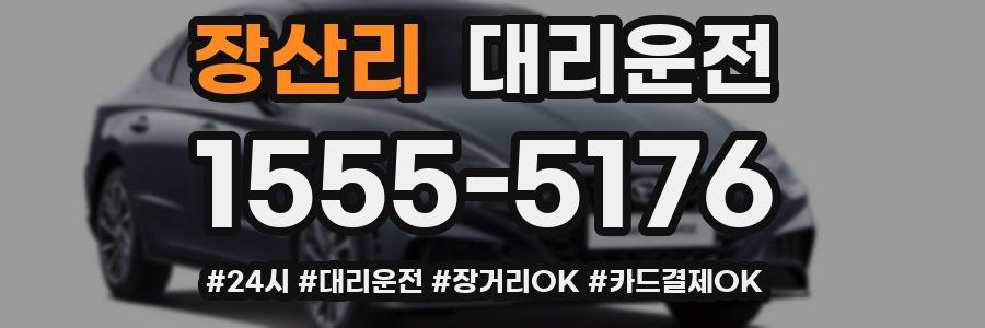 장산리 대리운전