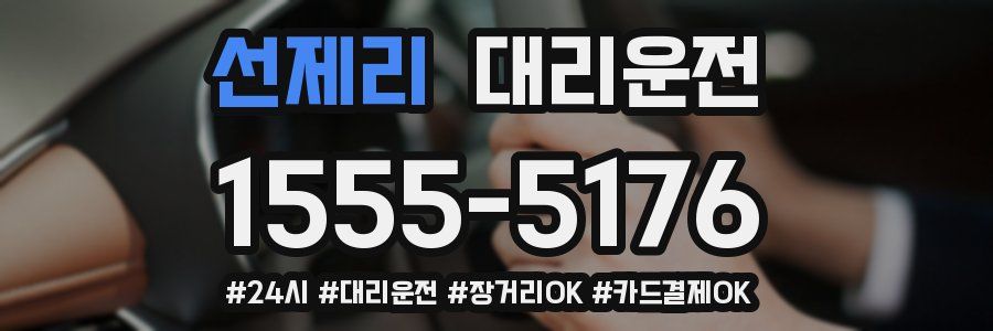 선제리 대리운전