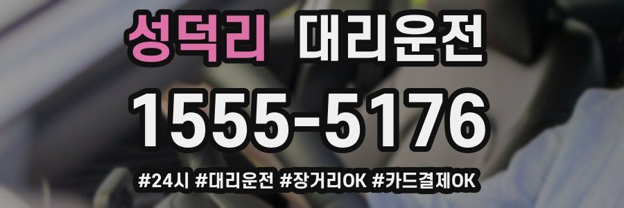 성덕리 대리운전