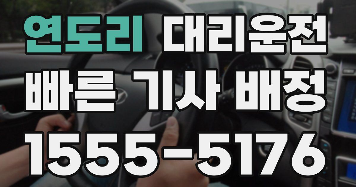일일대리기사
