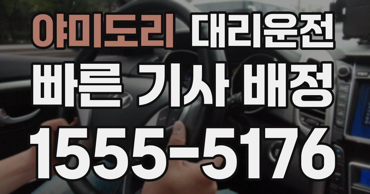 일일대리기사