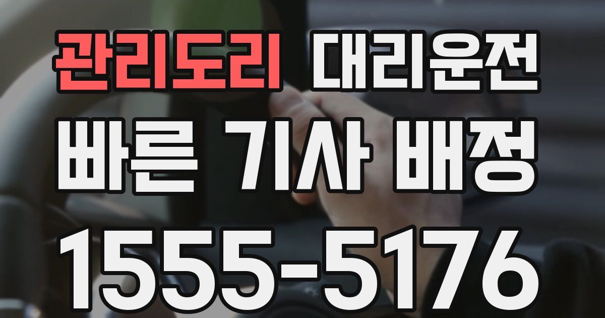 일일대리기사