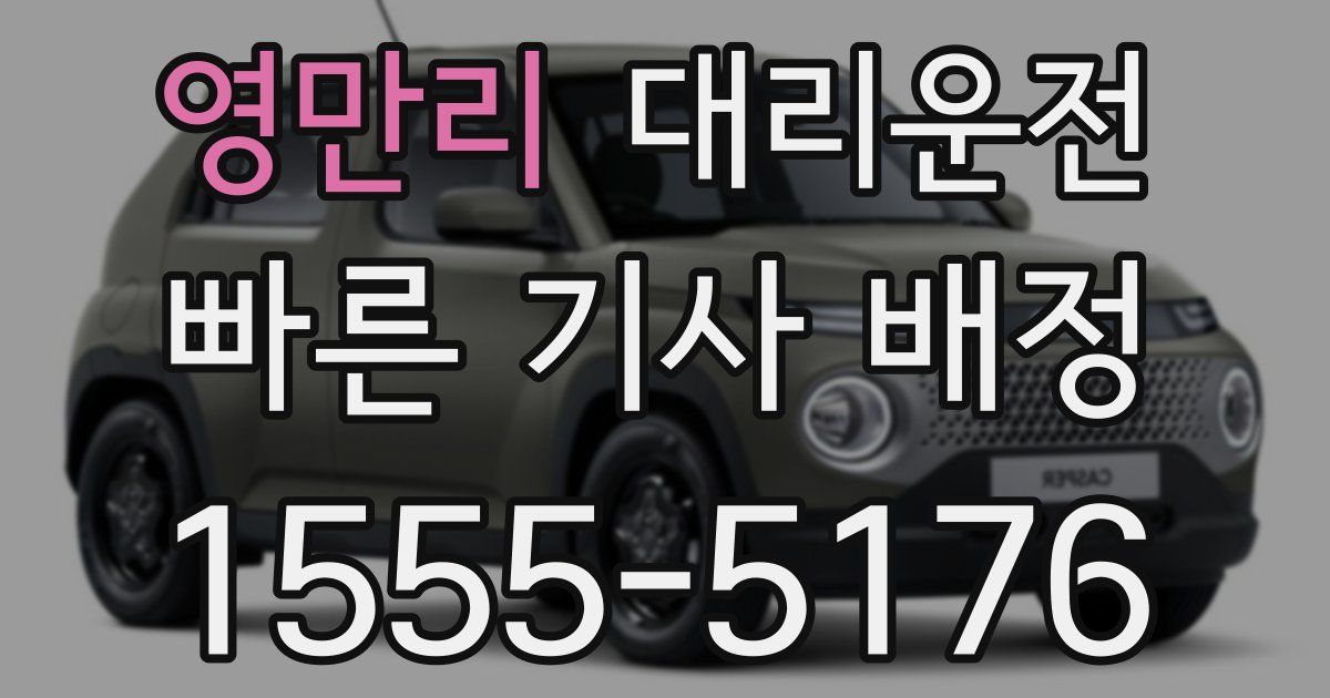 일일대리기사
