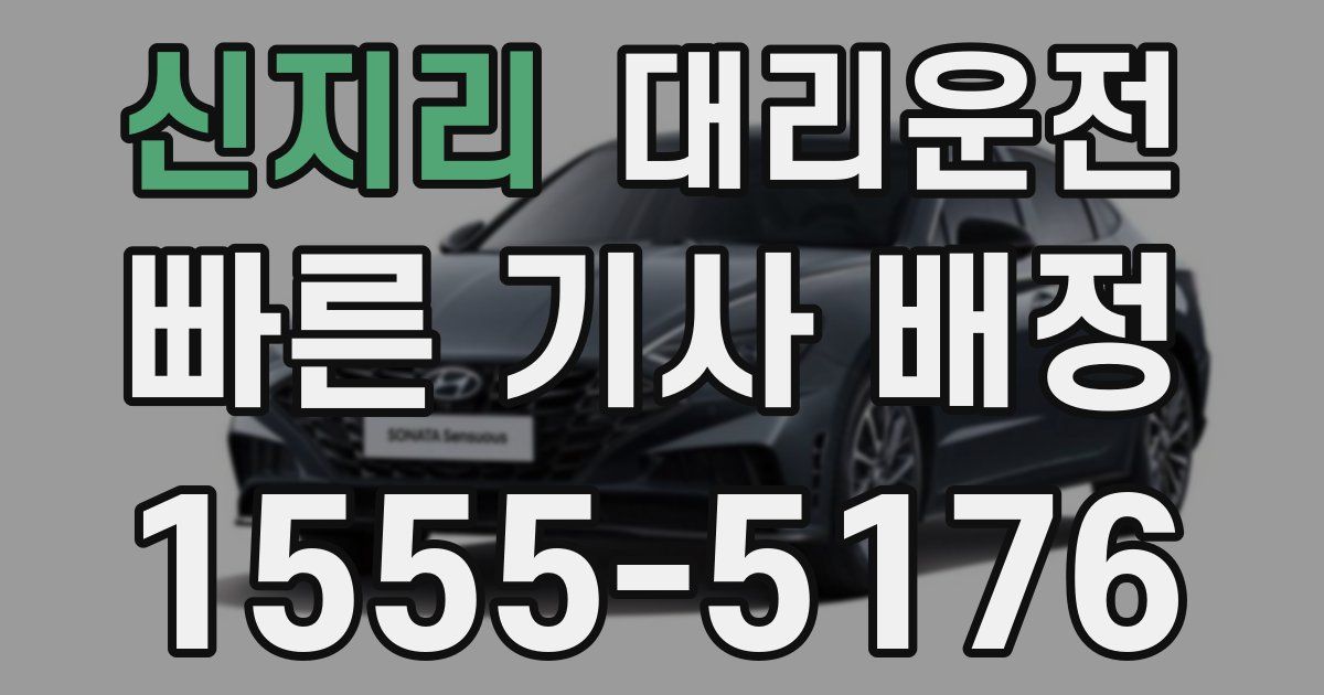 일일대리기사