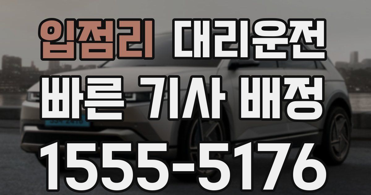 일일대리기사