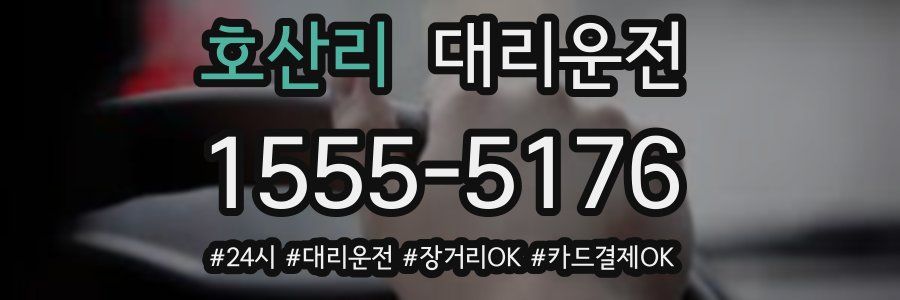 호산리 대리운전