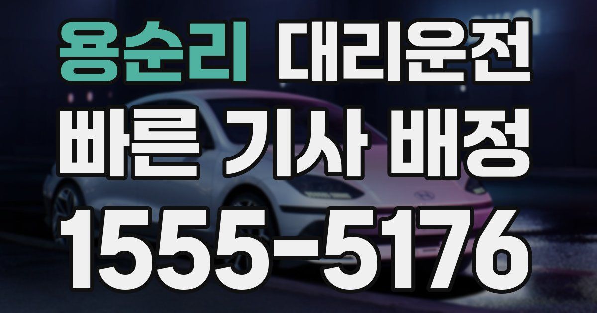 일일대리기사