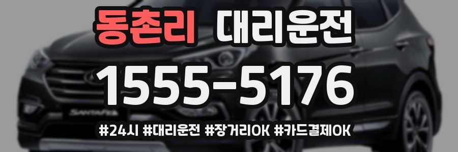 동촌리 대리운전