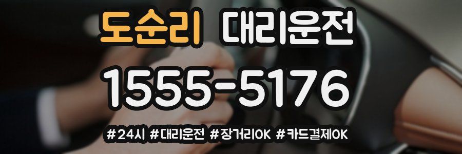 도순리 대리운전