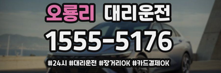오룡리 대리운전