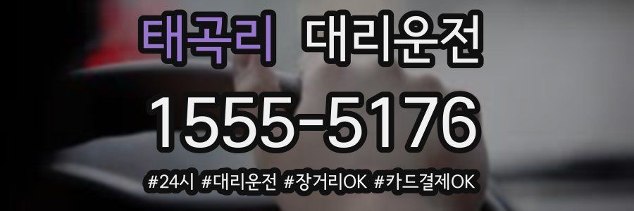 태곡리 대리운전