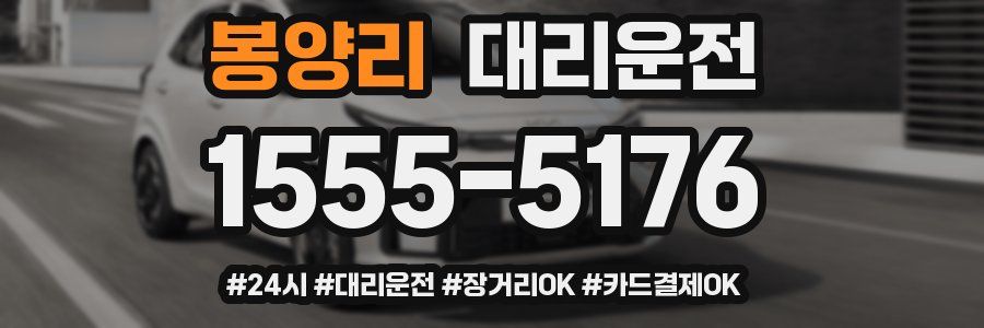 봉양리 대리운전