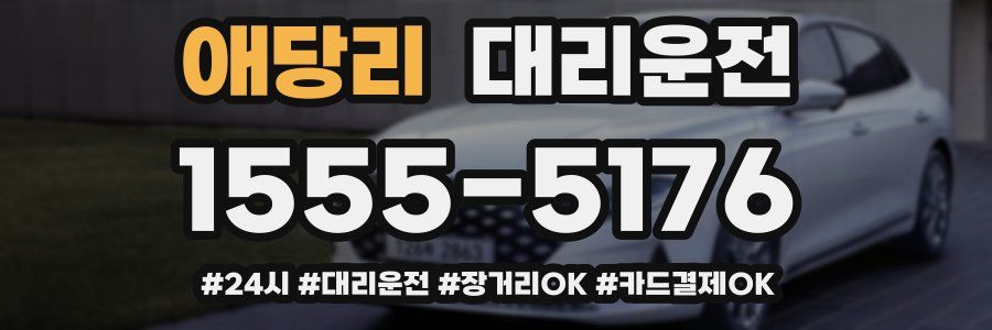 애당리 대리운전