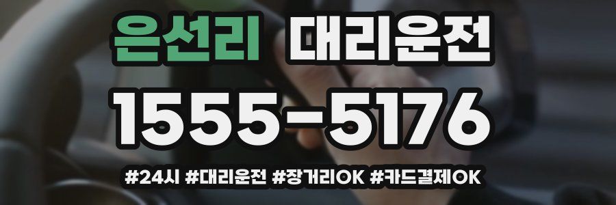은선리 대리운전
