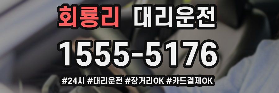 회룡리 대리운전