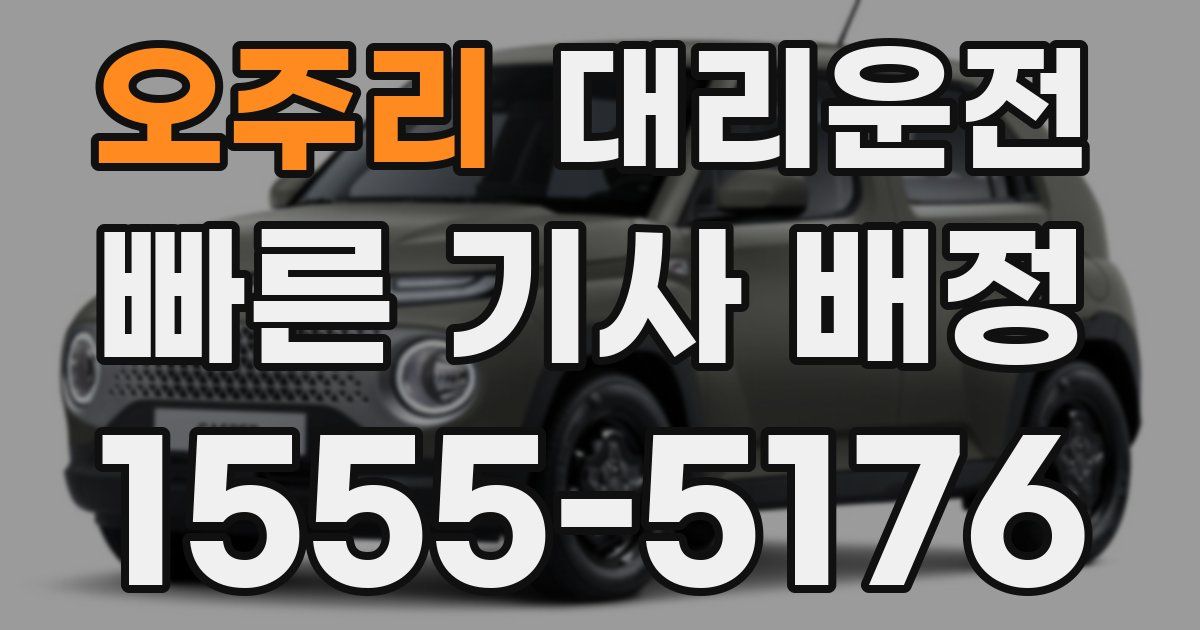 일일대리기사