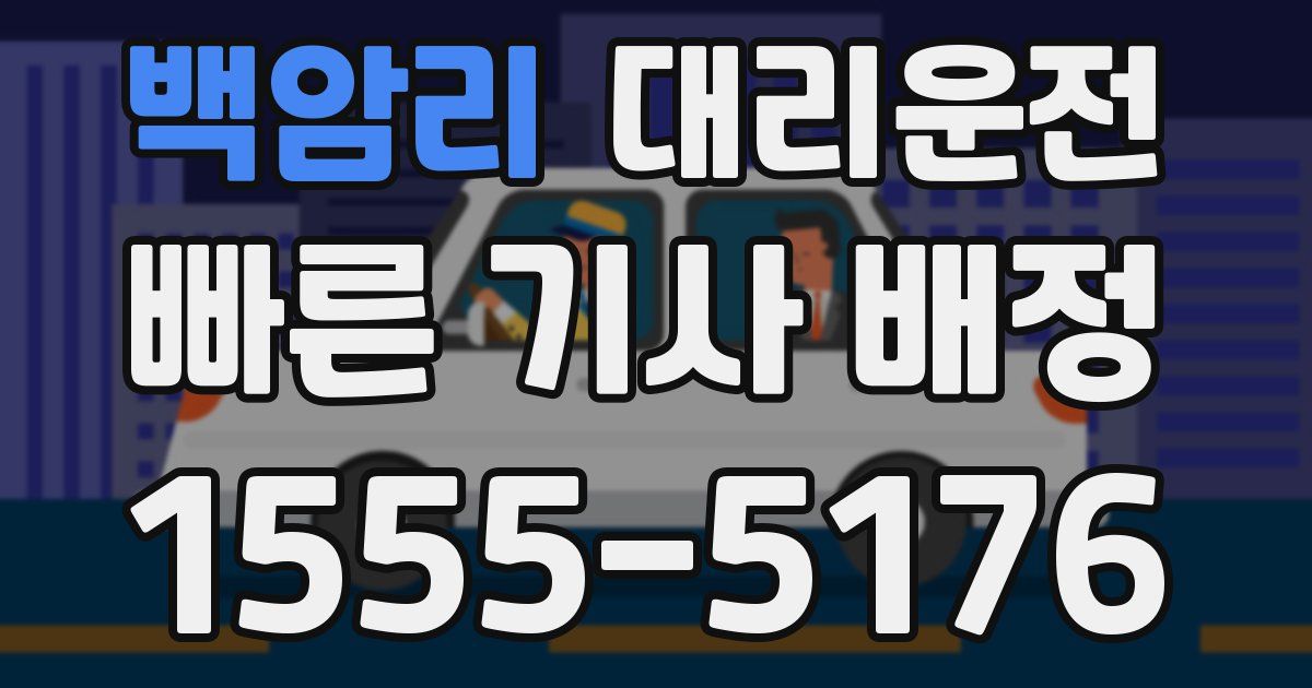 일일대리기사