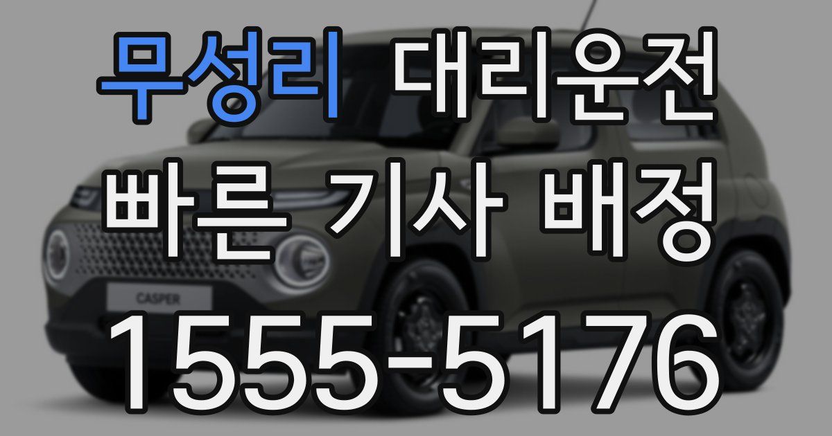 일일대리기사