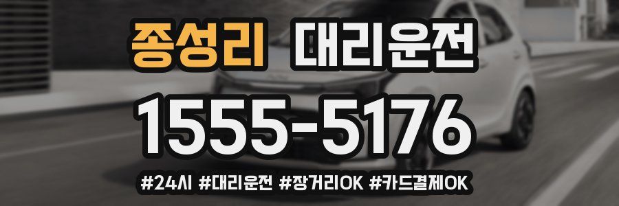 종성리 대리운전
