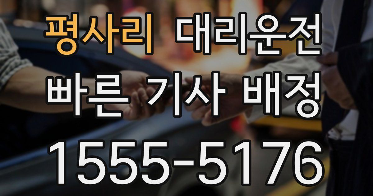 일일대리기사