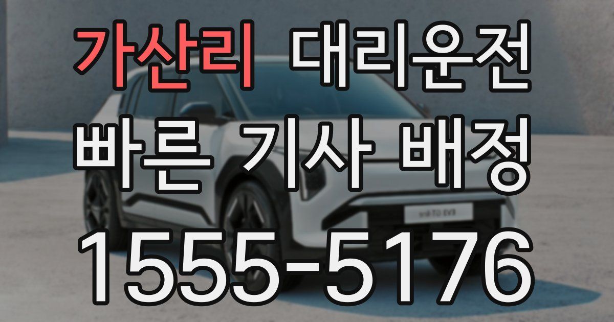 일일대리기사
