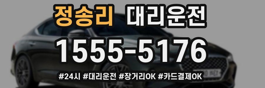 정송리 대리운전