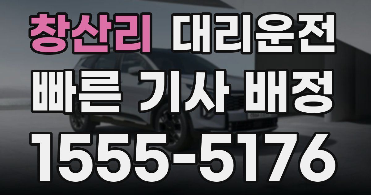 일일대리기사