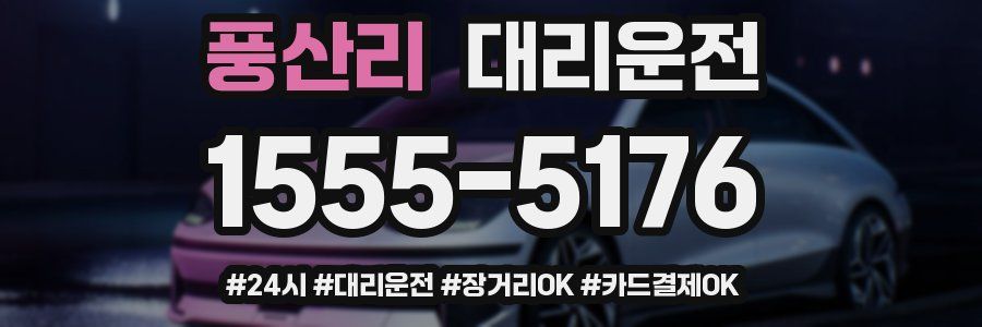 풍산리 대리운전