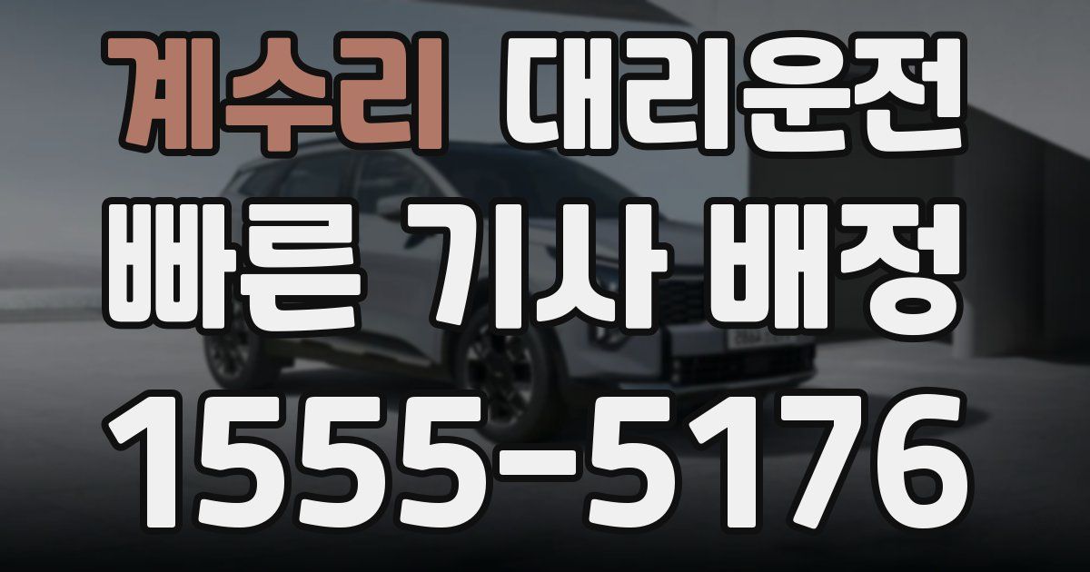 일일대리기사