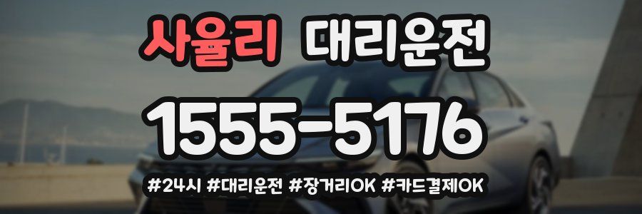 사율리 대리운전