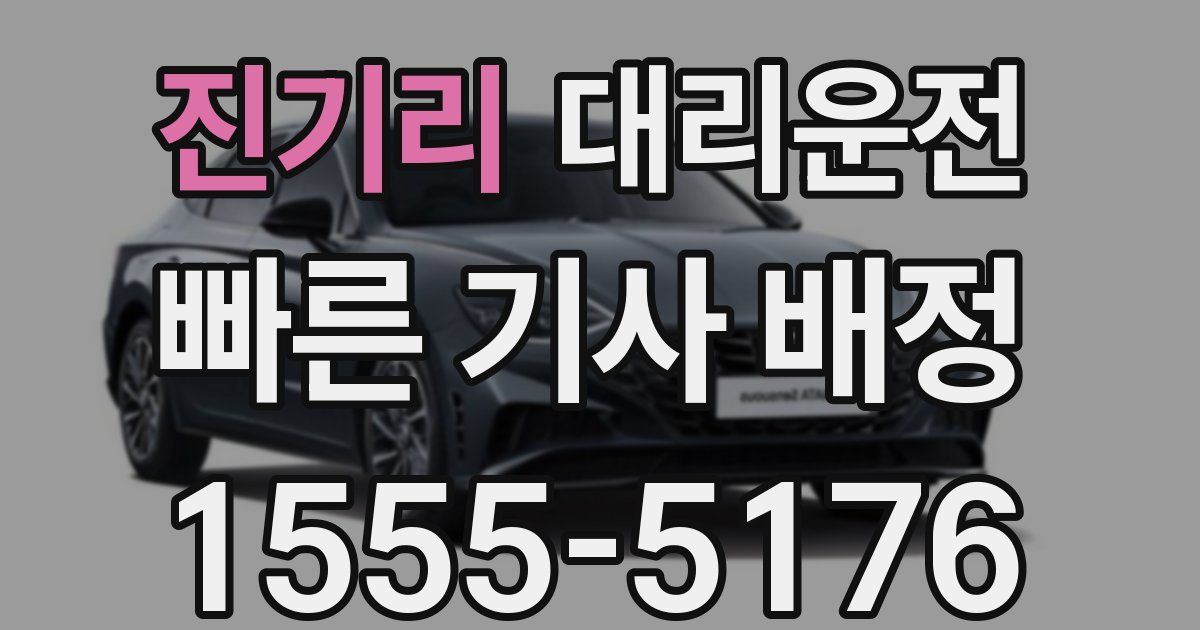 일일대리기사