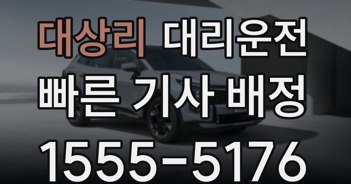 일일대리기사